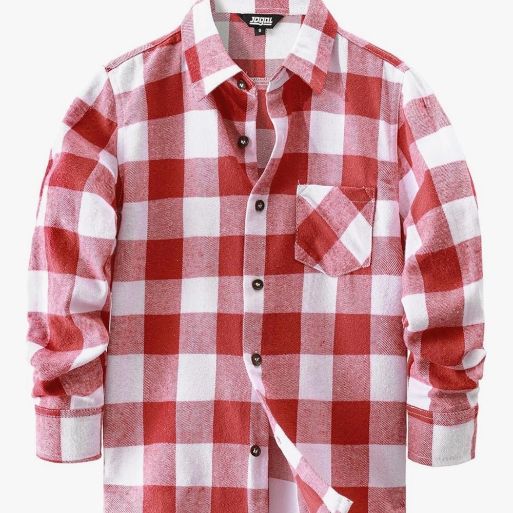 Red and White Checkered Shirt